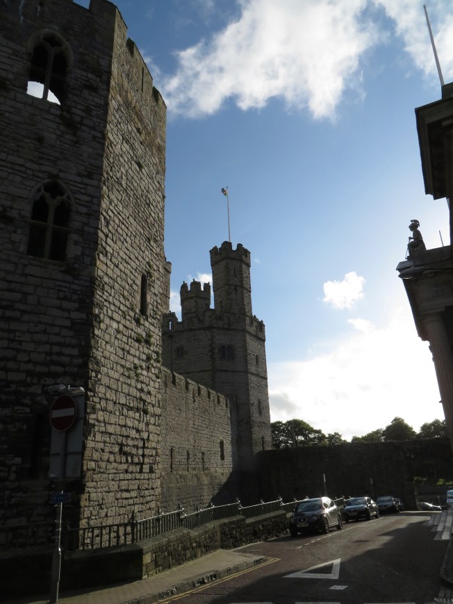 Caernarfon Castle after hours